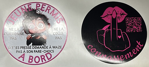 Sticker polymere